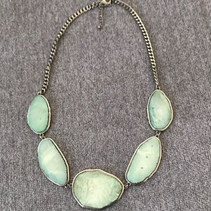Turquoise colored necklace